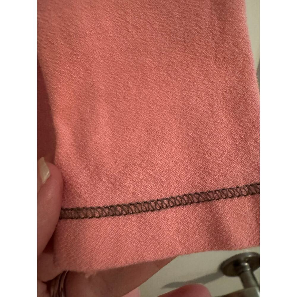 Matilda Jane Bow Trim Ruffle Dress Pink Girl's Size 8 - Picture 3 of 6